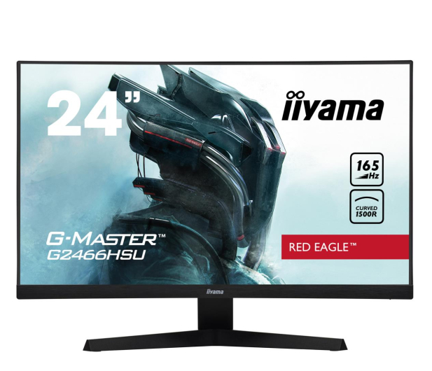 iiyama G-Master G2466HSU Red Eagle Curved - 590143 - zdjęcie